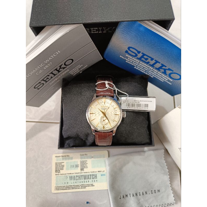 Seiko presage SSA387j1 original bekas pakai Bagus normal semua
