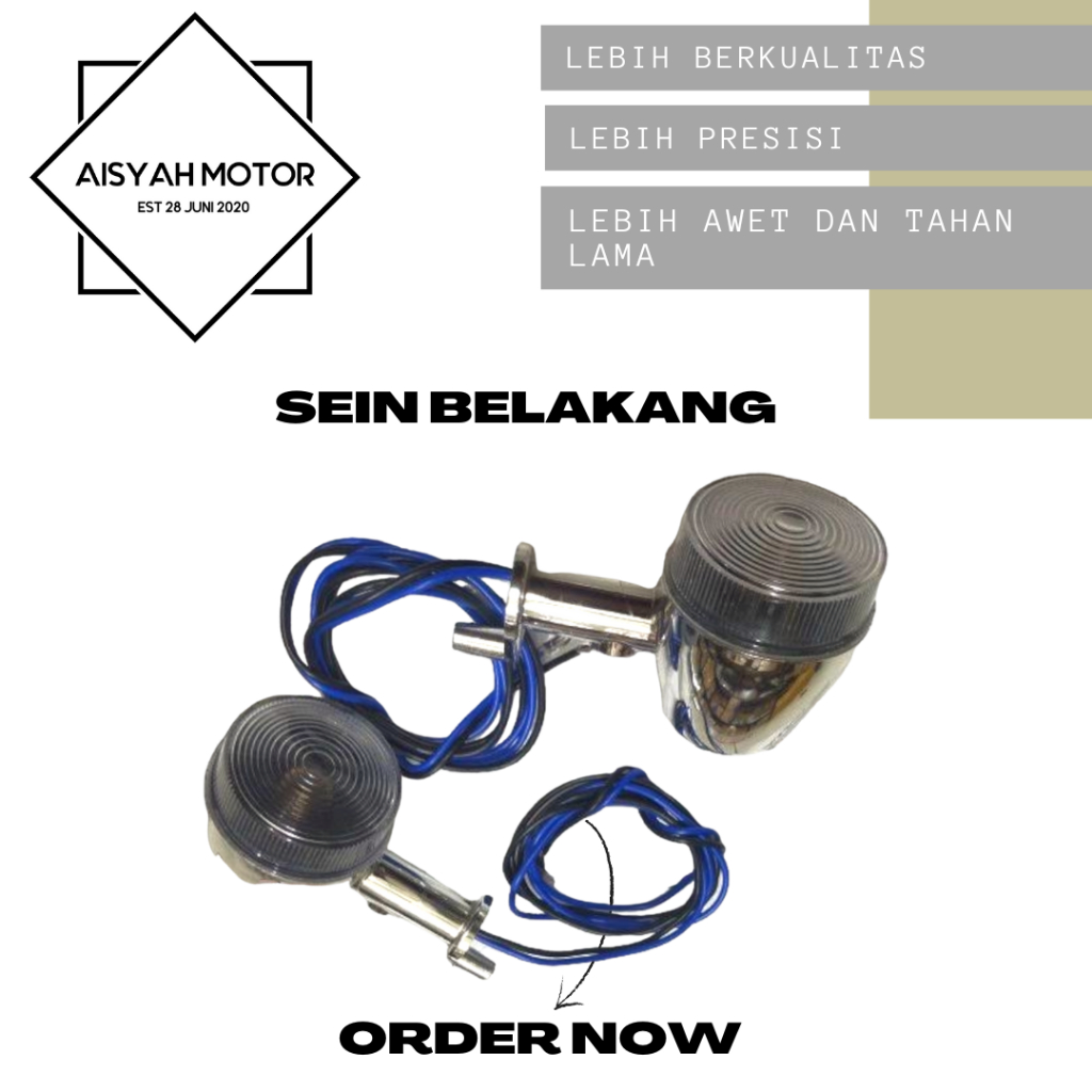 Reflektor Lampu Sen Belakang Honda Scoopy Karbu Tahun 2010