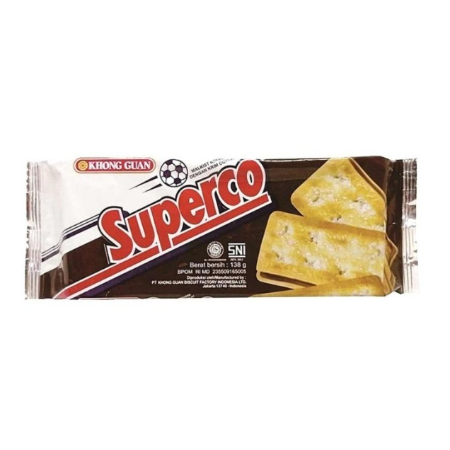 

khong guan superco 138gr - superco biskuit krim cokelat