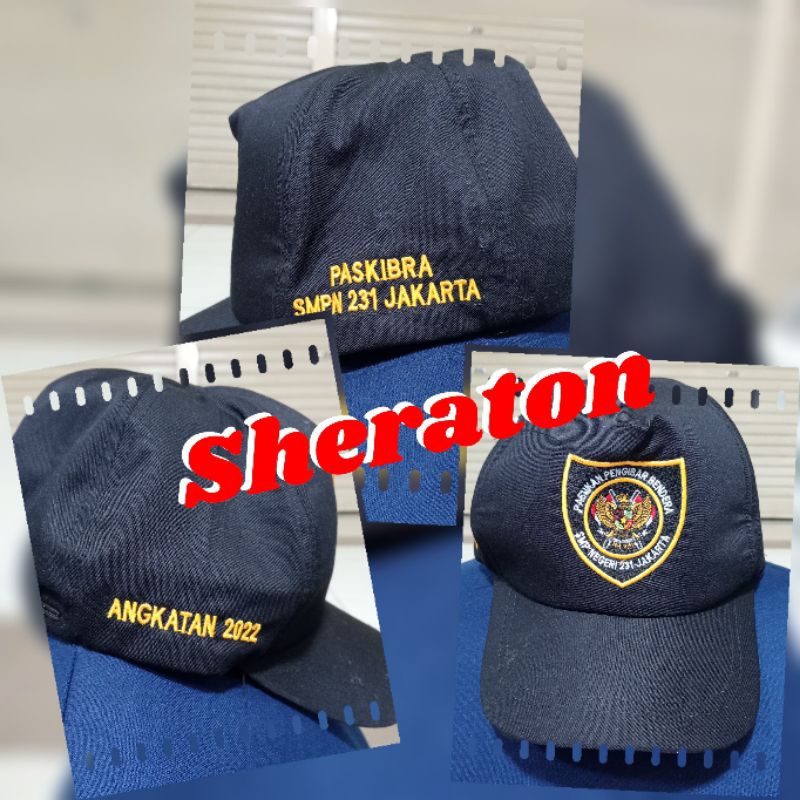 

custom Topi paskibra topi latihan upacara bendera