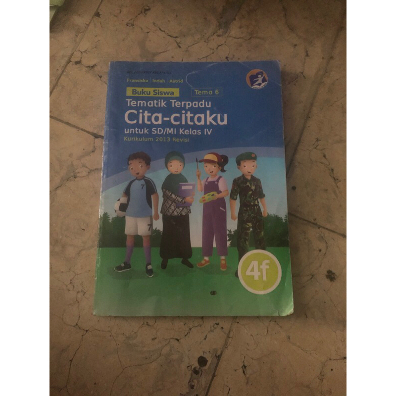 buku siswa tematik terpadu cita-citaku kelas 4f