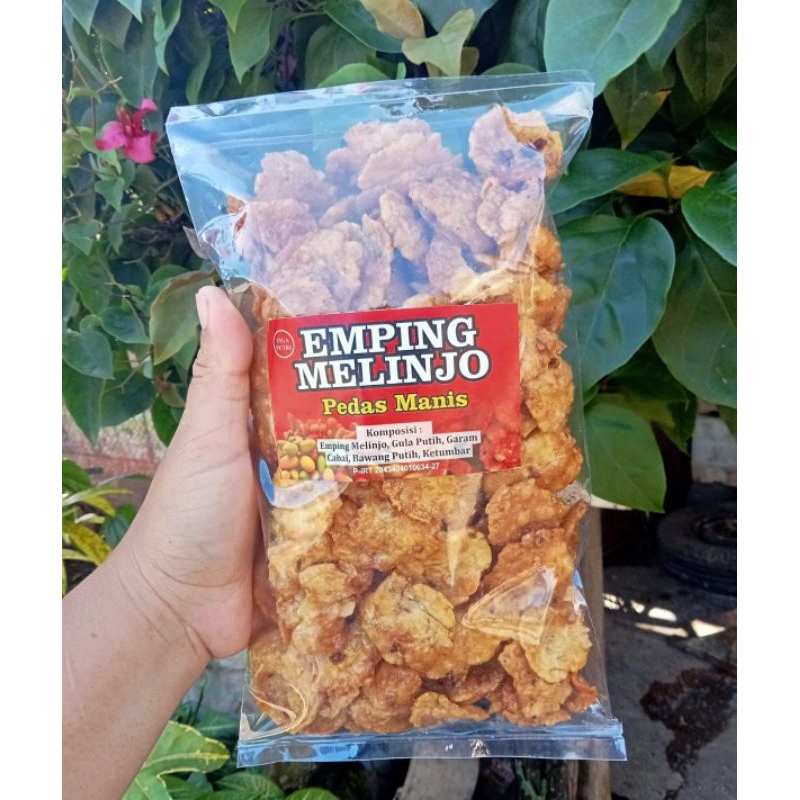 

Emping Melinjo Pedas Manis 250 gr