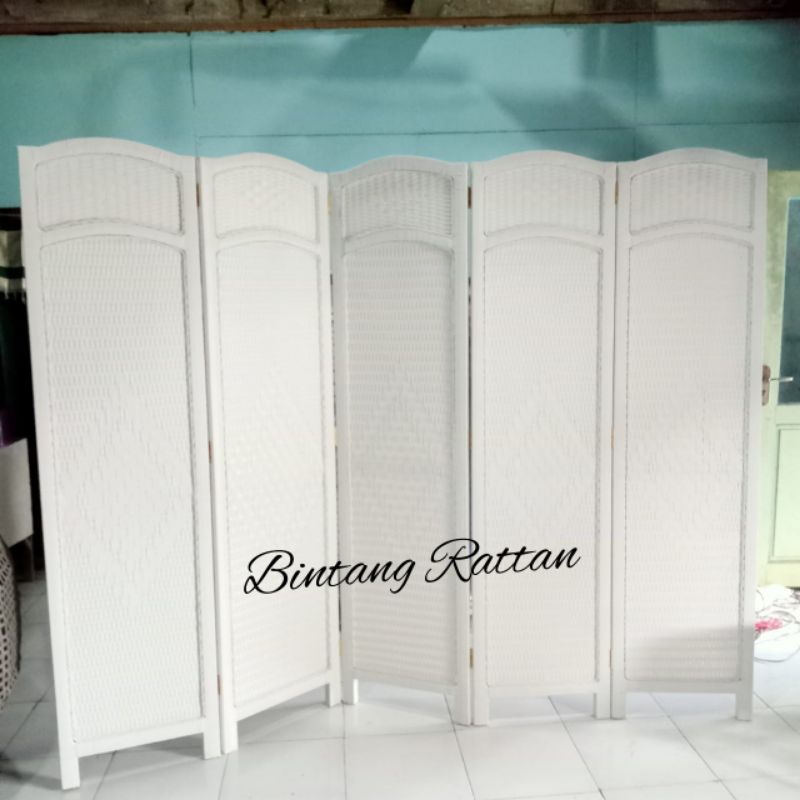 Sketsel Rotan Sintetis Sekat Pembatas Ruangan Partisi 1 Lembar 200 Cm Termurah Terlaris Sekat Tirai