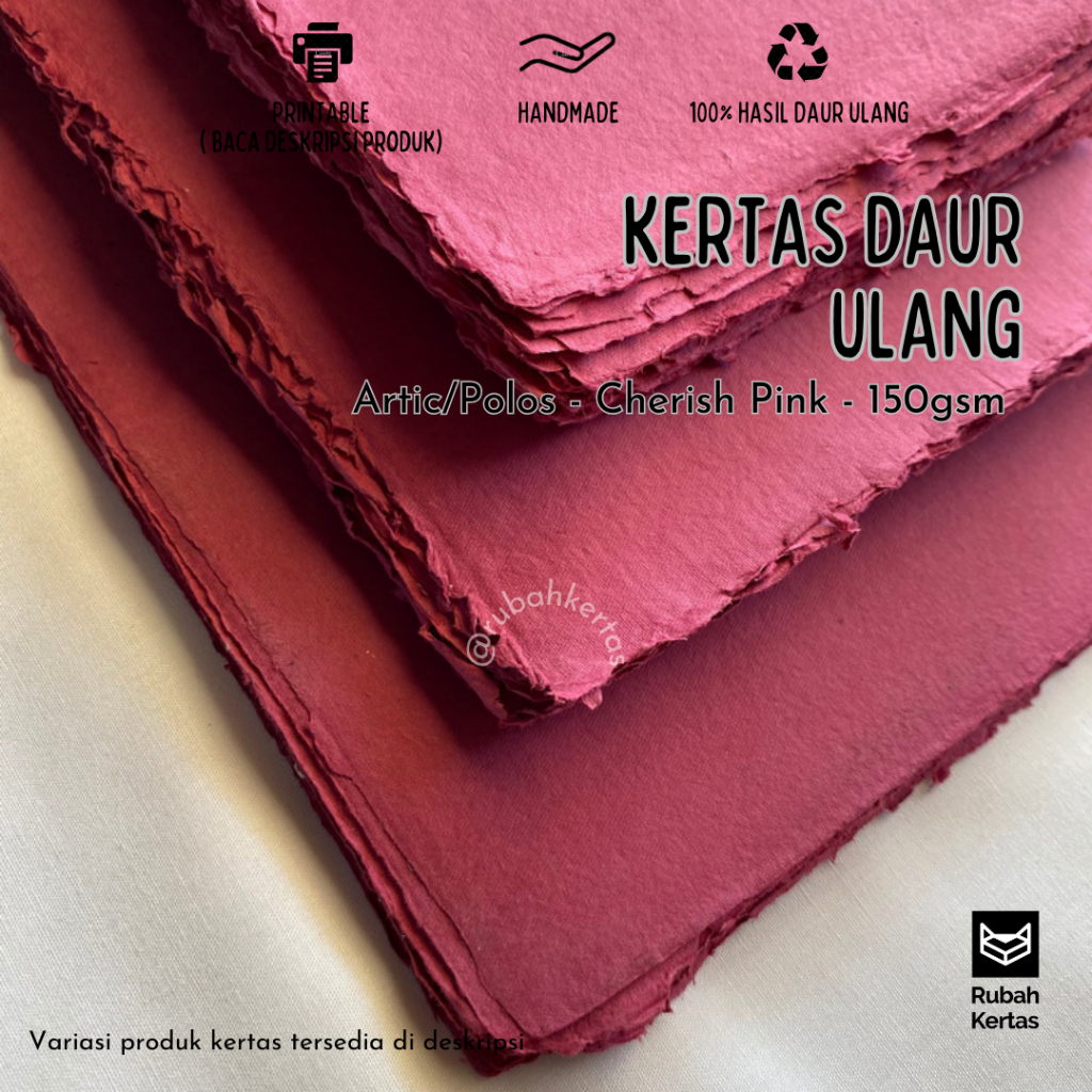 

Kertas Daur Ulang Warna Cherish Pink