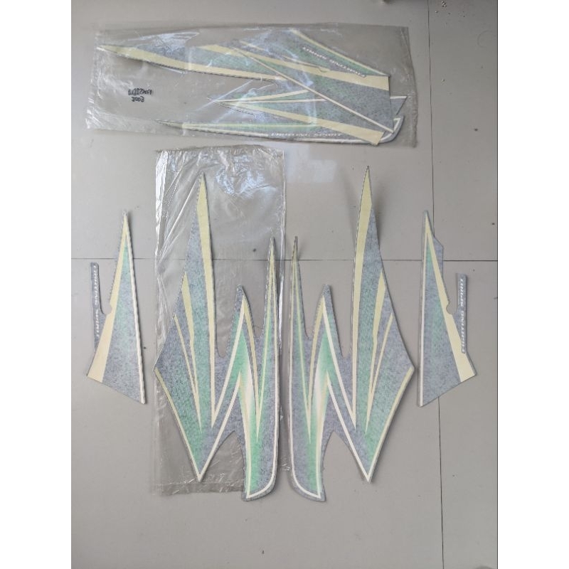 Striping RX King hijau 2003 original
