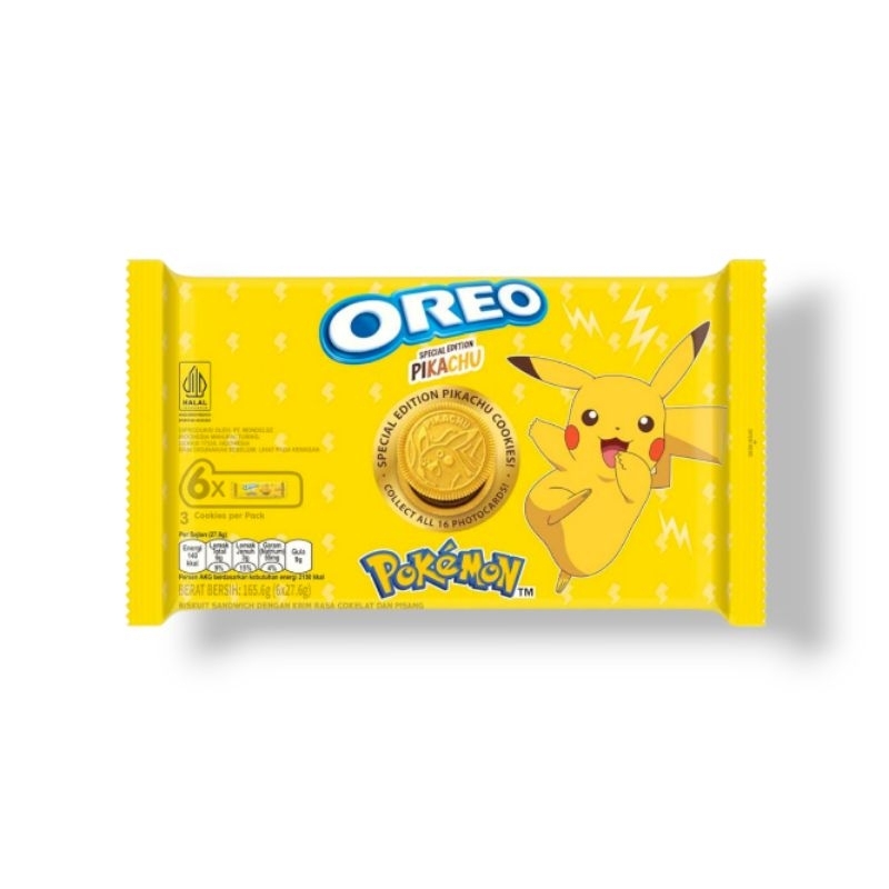 

Kraft Sandwich Oreo Pokemon Cokelat Pisang 165.6G