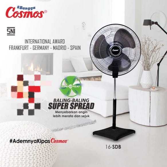 KIPAS ANGIN BERDIRI COSMOS 16 INCH / KIPAS BERDIRI 16 INCH / STAND FAN KOSMOS16 INCH / KIPAS ANGIN B