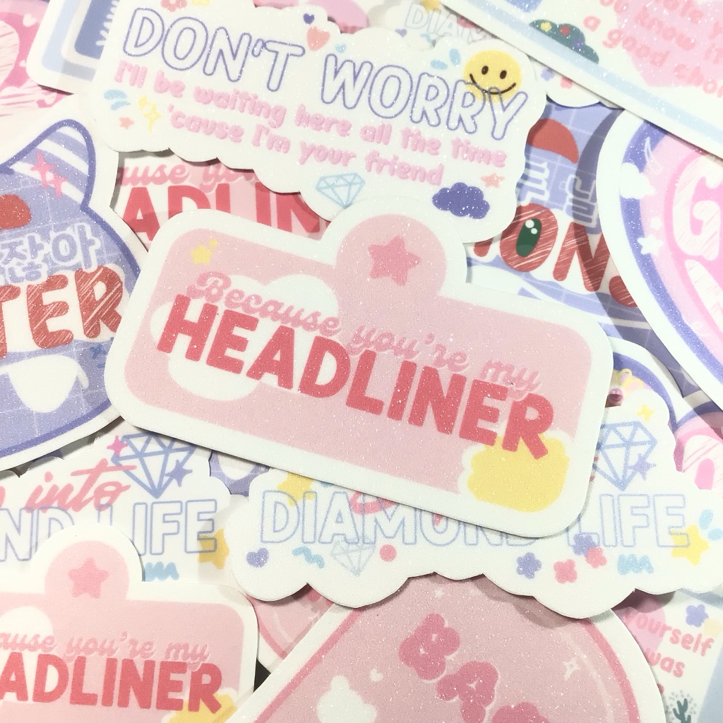 

Sticker glitter SEVENTEENTH Heaven ver