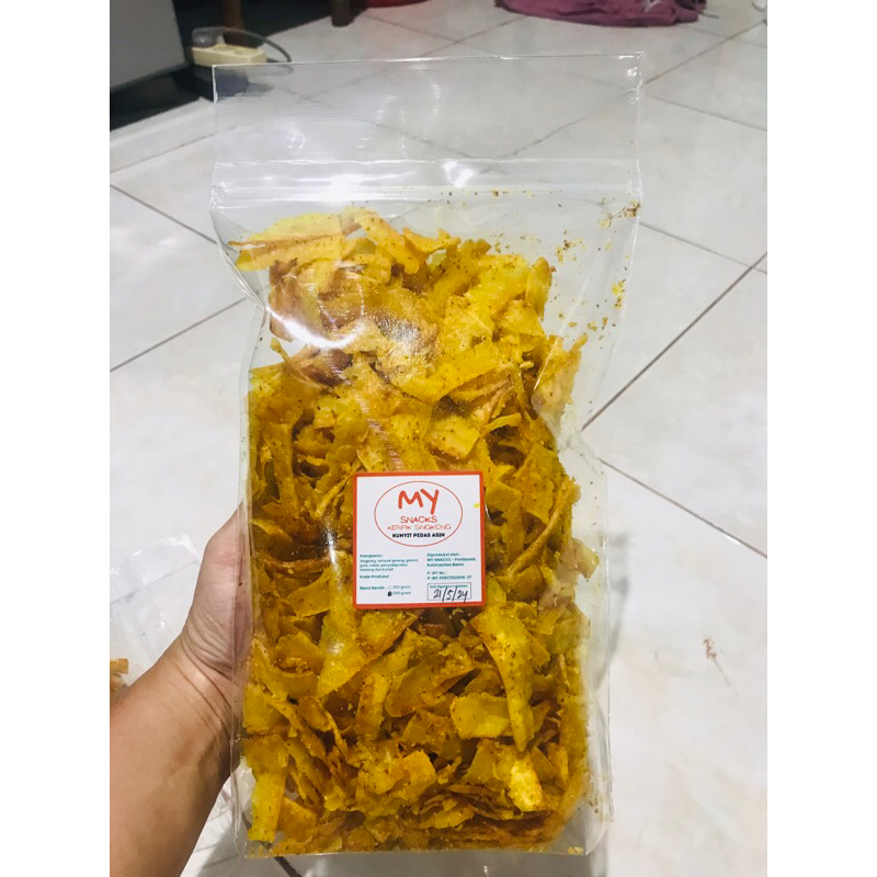 

MY SNACK/KERIPIK SINGKONG/KUNYIT ASIN PEDAS/cemilan kekinian