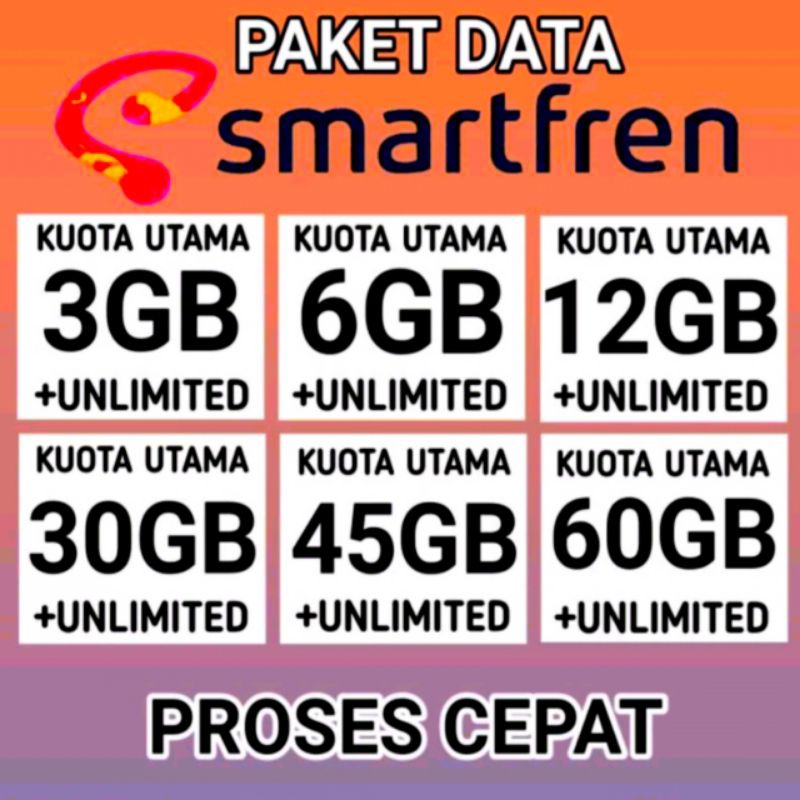 PAKET DATA SMARTFREN UNLIMITED FULL 24 JAM 30HARI