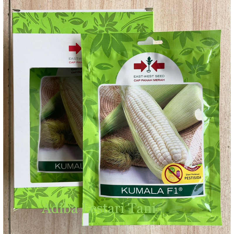 Benih Jagung Ketan KUMALA F1 Isi 200 Biji - Jagung Pulut / Ketan Kemasan Small Pouch Cap Panah Merah