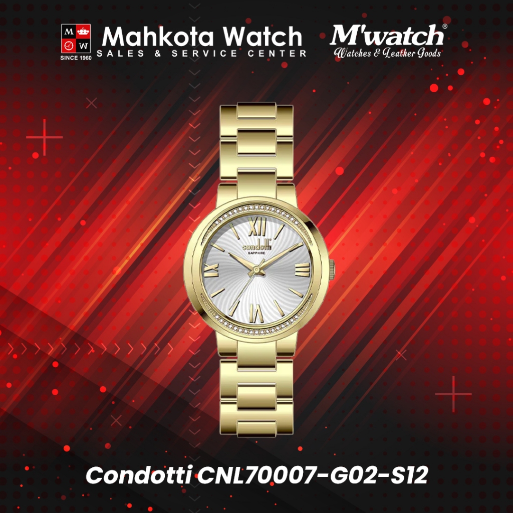 JAM TANGAN WANITA CONDOTTI CNL 70007 G02 S12 ORIGINAL