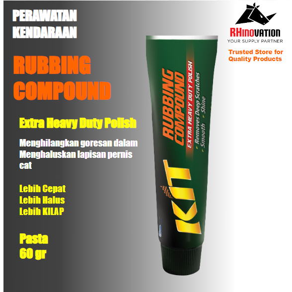 Kit Rubbing Compound 60 gr - Penghilang Baret di Mobil