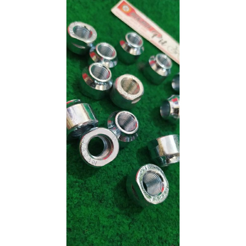 Kones Cones Mur As Sepeda Roda Belakang Anak Dewasa Krom Chrome JAPAN