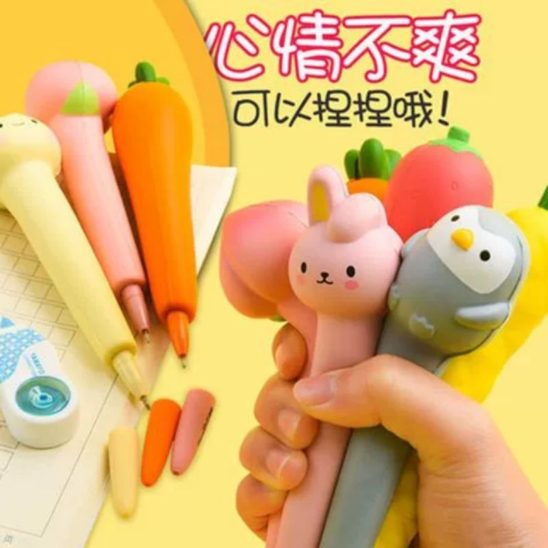 

PEN SQUISHY [2024 GZ VERSION] / SQUISY / BOLPOINT / PENA / PEN KARAKTER / PEN LUCU / BOLPEN LUCU / PEN ANAK