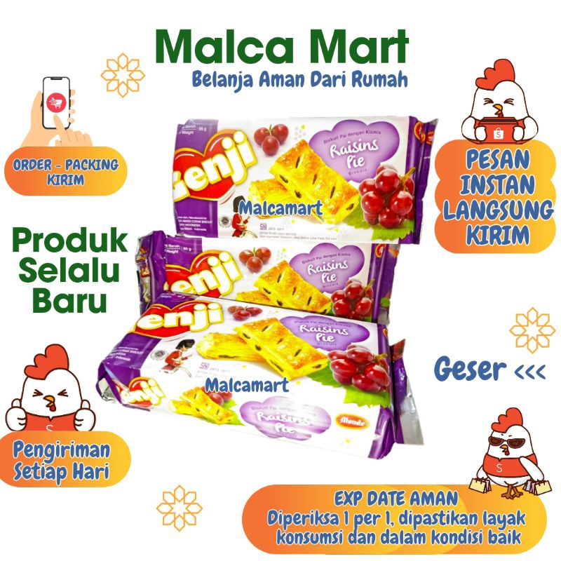 

Genji Biskuit Pie dengan kismis 85 gram