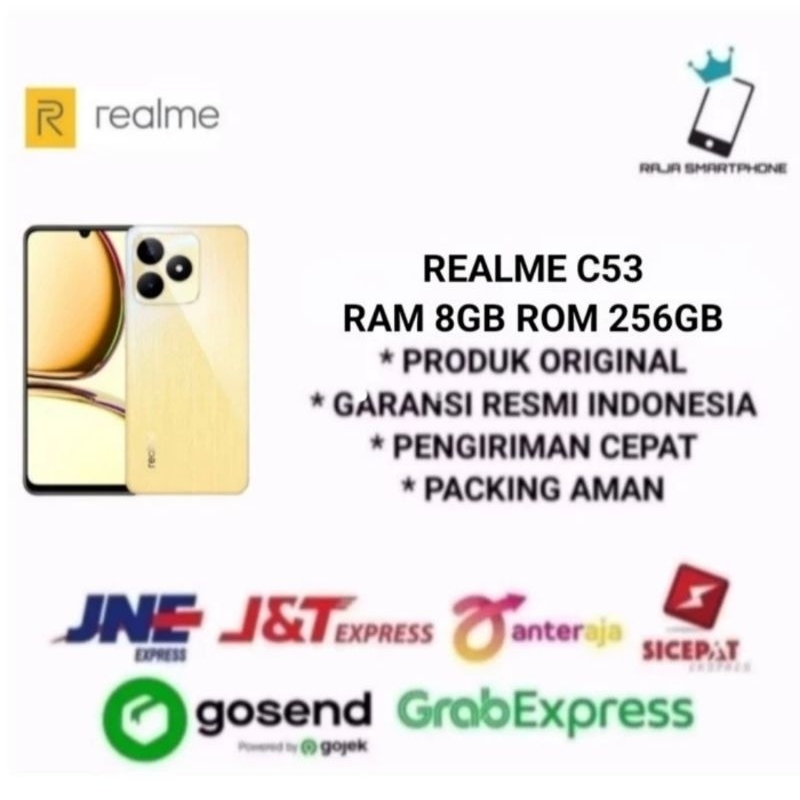 REALME C53 RAM 8GB ROM 256GB GARANSI RESMI