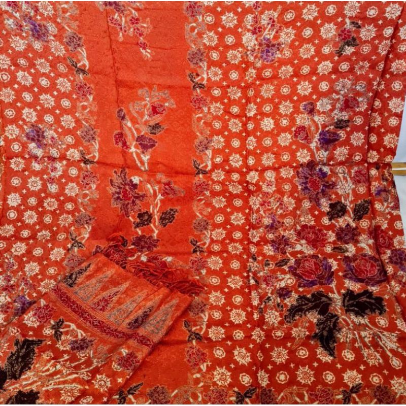 sarung selendang batik cap sutra viscos