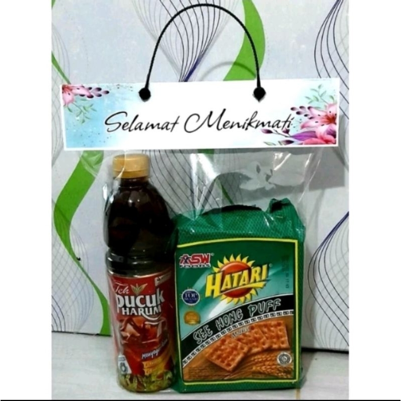 

label SELAMAT MENIKMATI uk20 // Tas plastik selamat menikmati