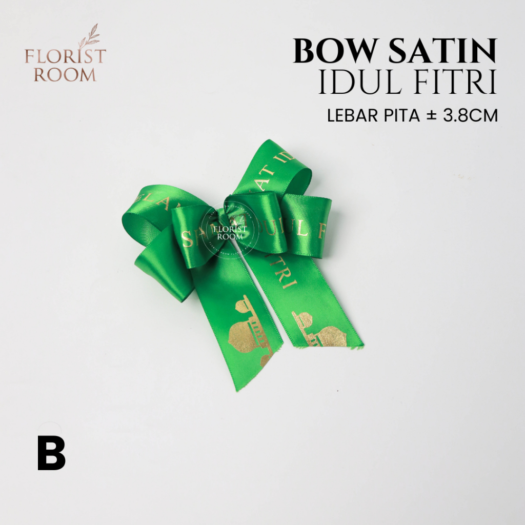 

Bow Satin Selamat Idul Fitri - Pita Lebaran - Ribbon - Pita Jadi Tinggal Tempel - Pita Hampers
