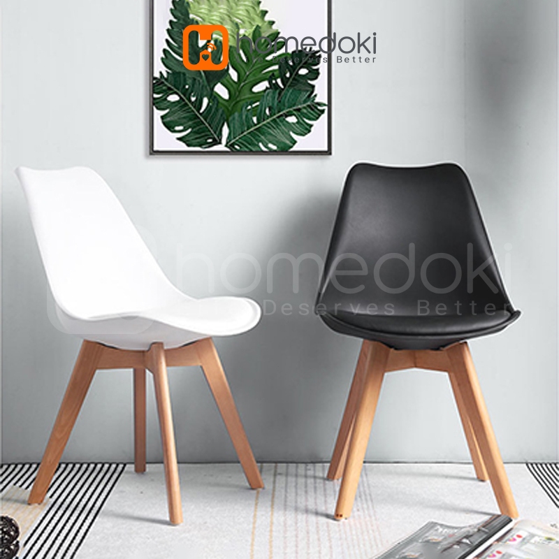 Homedoki Kursi Cafe/Kursi Makan/Kursi Kantor/Kursi Belajar/Kursi Eames/Kursi Bar/Kursi Santai