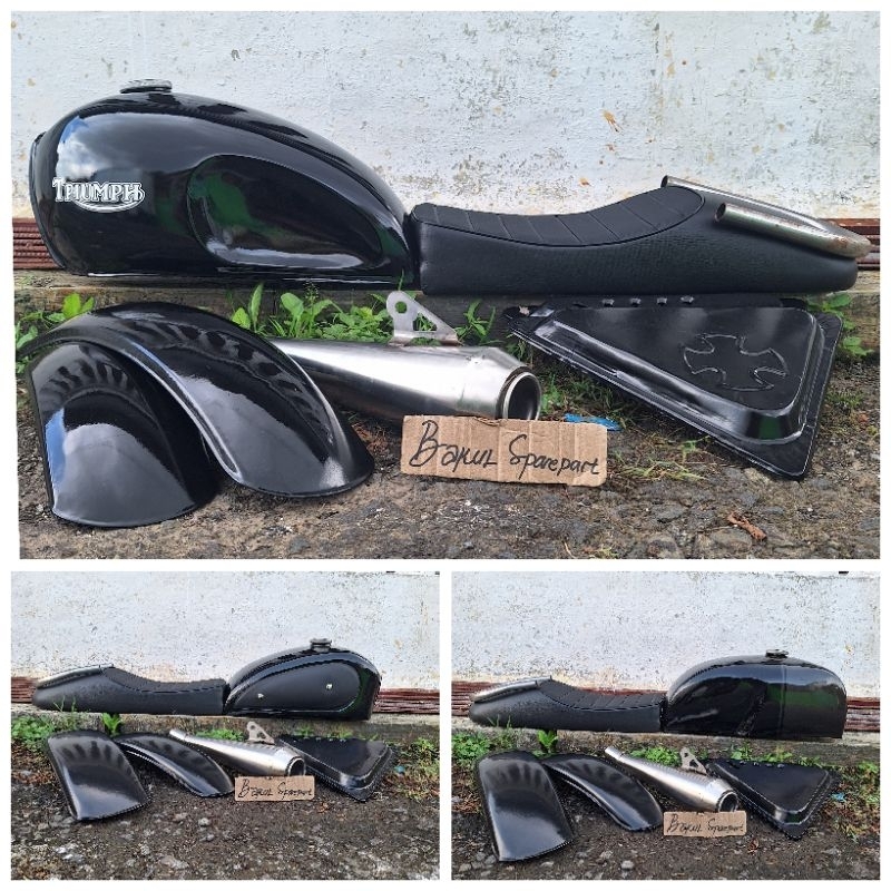 Paket Custom Japstyle Paket Motor Custom Tangki japstyle dan Jok Japstyle