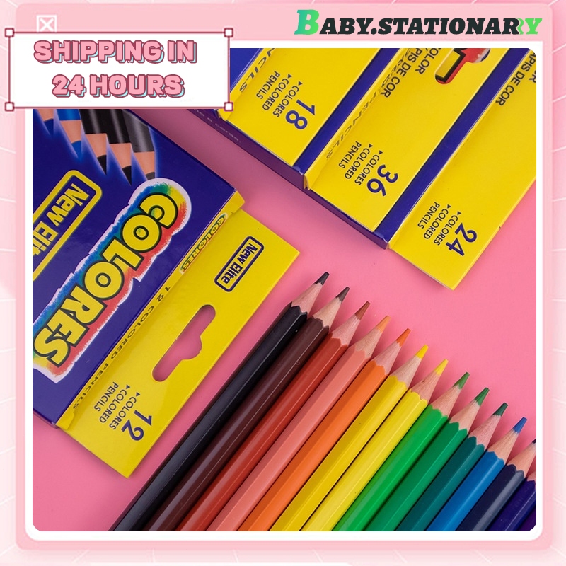 

Pensil Warna 1 Set Isi 12/24 | Kotak Pensil Warna untuk Anak, Alat Gambar Anak Berkualitas