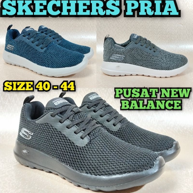 SEPATU SKECHERS GOWALK MAX TALI/SKECHERS/SEPATU SKECHERS PRIA GOWALK MAX TALI