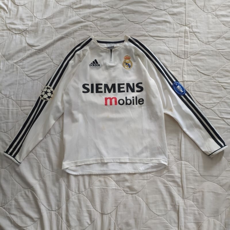 Real Madrid Retro Adidas 2003 Home Jersey David Beckham Original