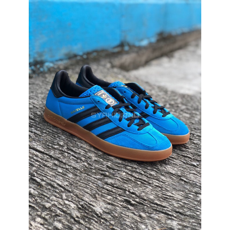 ADIDAS GAZELLE INDOOR BLUE BLACK