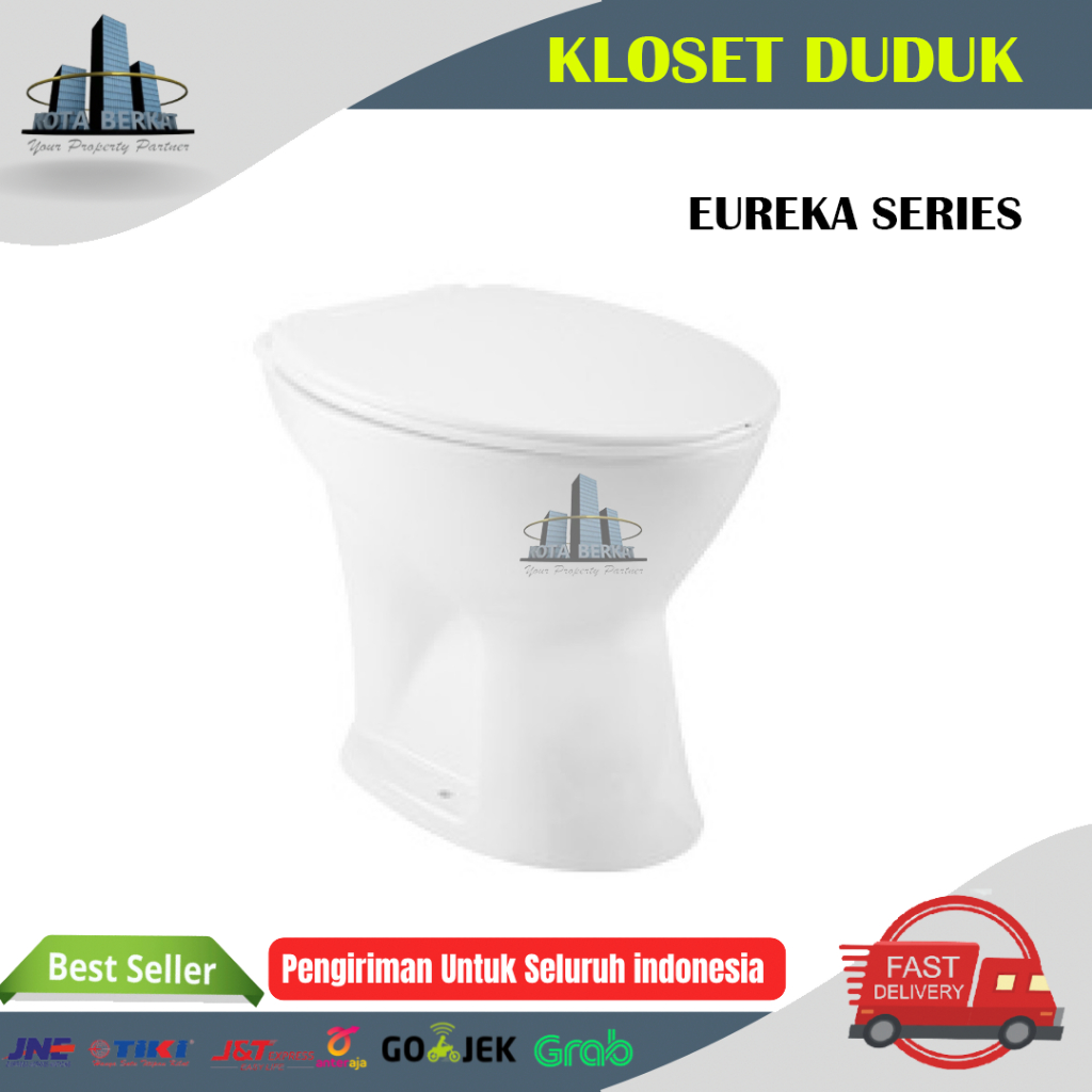 CLOSET DUDUK/ KLOSET WC DUDUK TRILLIUN WARE EUREKA SERIES