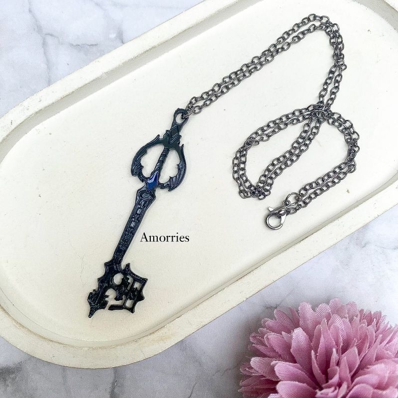Kalung Kingdom Hearts Oblivion Keyblade Anime/ Gantungan Kunci Anime Kingdom Hearts