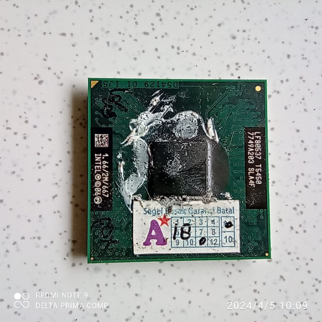 Processor laptop Intel Core 2 Duo T5450