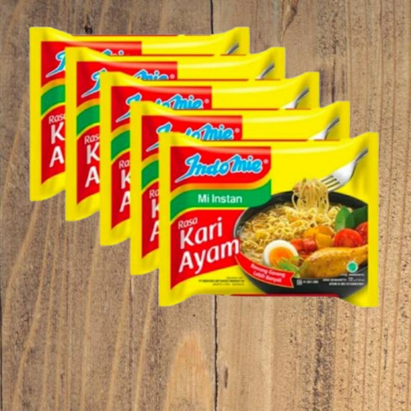 

Indomie Kari Ayam (5 pcs)