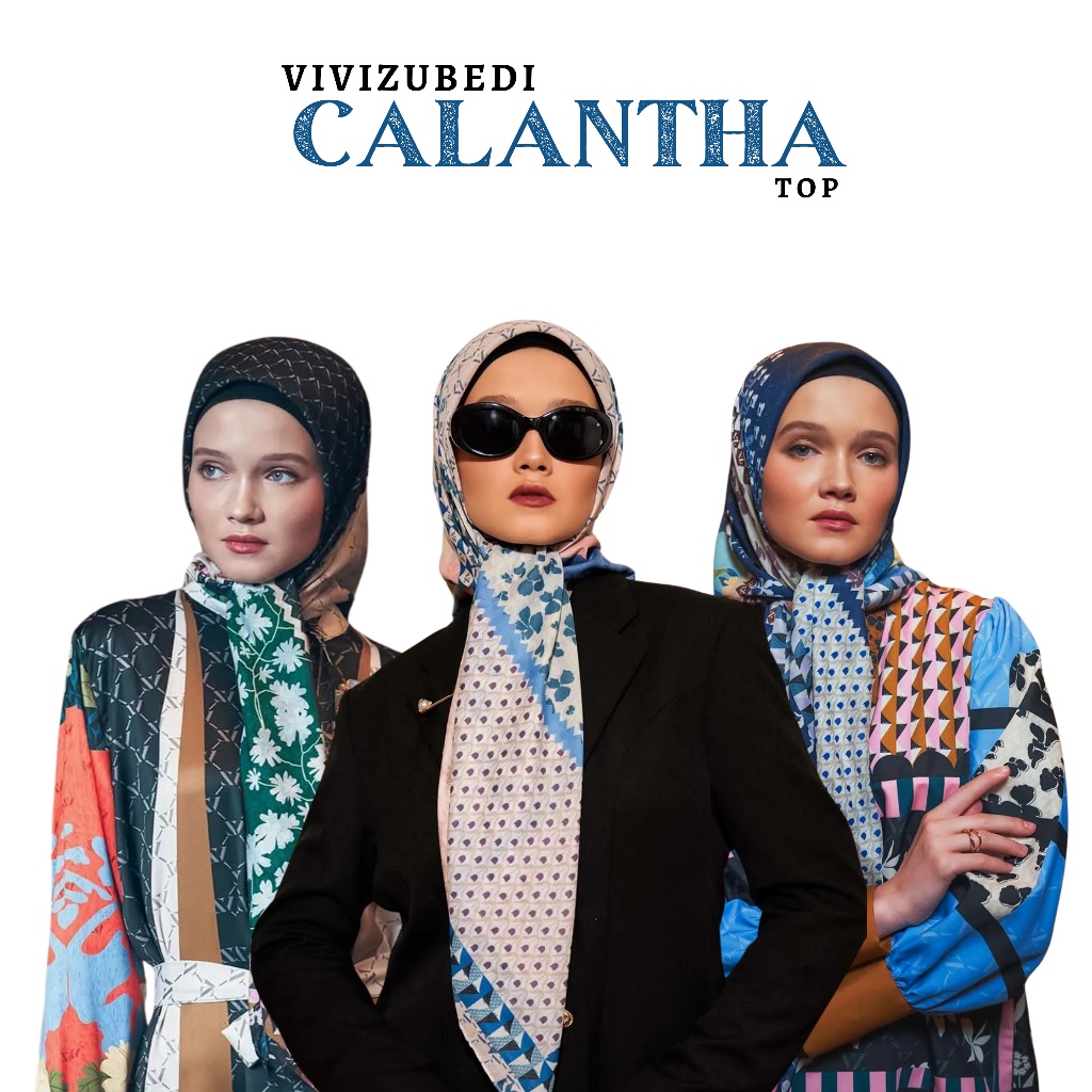 Vivi Zubedi New Calantha Scarf / VZ Scarf Calantha ORIGINAL by Vivi Zubedi / VZ CALANTHA VOAL SCARF