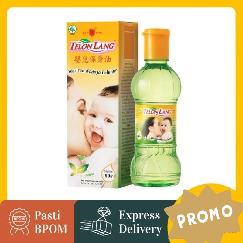 Caplang Telon Lang 150 ML | minyak telon hangat untuk bayi
