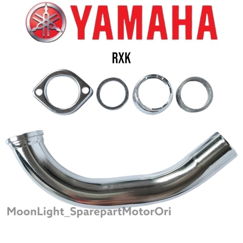 LEHER KNALPOT 3KA SET KOMPLITE RXK RX-KING NEW MUR PAKING ASBES KLEMAN RING SAMBUNGAN KNALPOT RXK OR