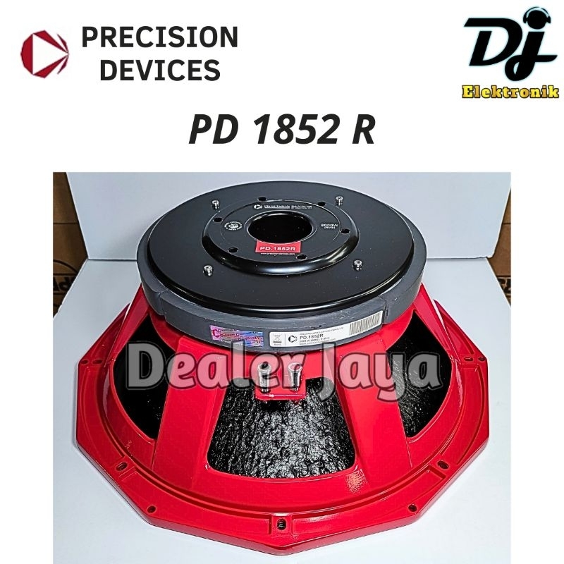 Speaker Komponen Precision Devices PD 1852 R / PD 1852R / PD1852 R / PD1852R - 18 inch