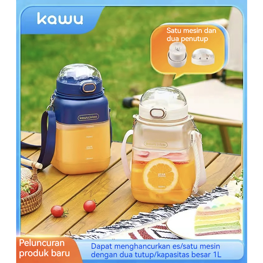Kawu Juice Bucket Portable Sports Straw Juice Cup Rechargeable Wireless Juicer Ton Ton Bucket Fresh 