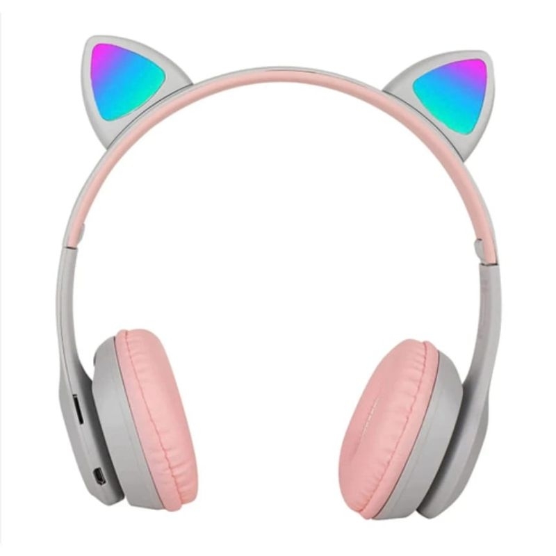 Hot Deals Batam Shopping Mall (Tur) P47 Cat Ear / Headphone Wireless Cat Ear Led P47M / Wirelles