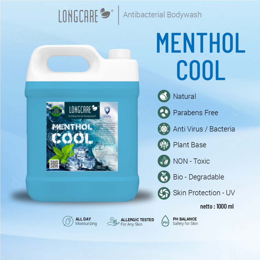 Bodywash / Sabun Mandi Cair MENTHOL COOL 1000 ml