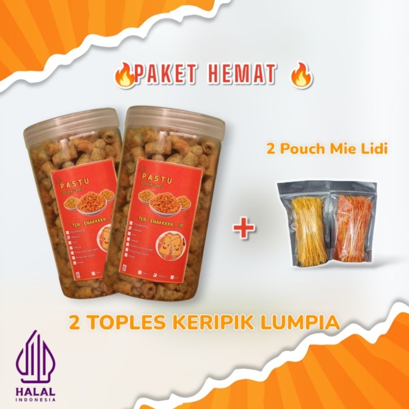 

Beli 2 Keripik kulpi Gratis 2 pouch mie lidie cemilan pedas