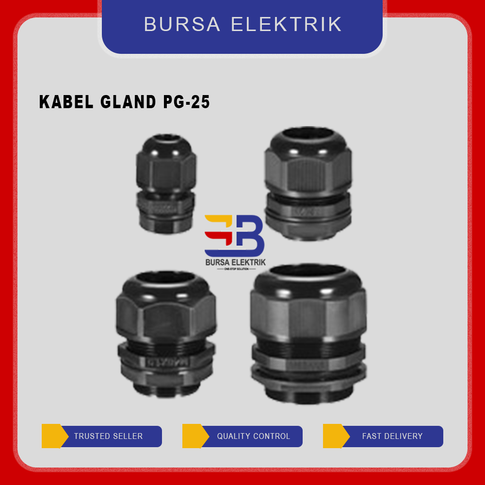 kabel gland PG-25 / cable gland PG25 hitam /putih