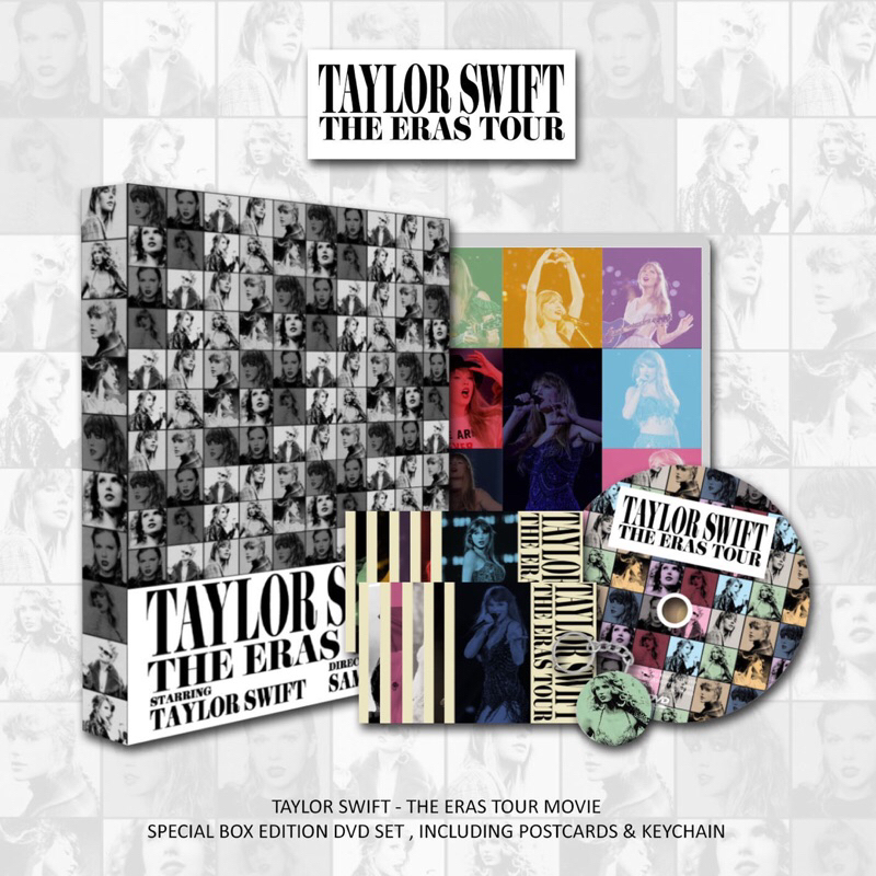 TAYLOR SWIFT - THE ERAS TOUR DVD SPECIAL EDITION BOX SET. TAYLOR SWIFT CD , TAYLOR SWIFT ERAS TOUR