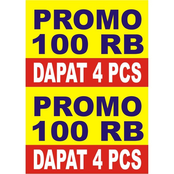 

Tulisan PROMO + Laminating / Kertas Tulisan Promo CUSTOM BISA