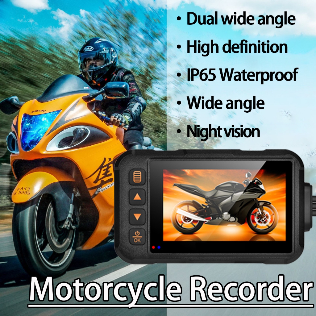 T2T Kamera Action Camera DVR Motorcycle DVR Kamera Recorder Kamera Perekam Motor Dashcam Motor