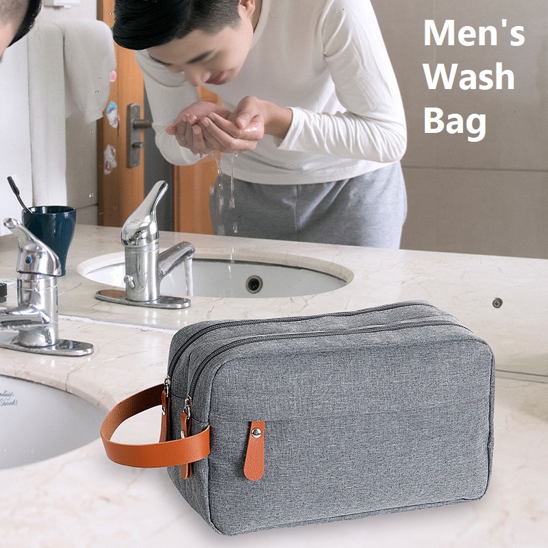 Tas Toiletry Penyimpanan Alat Mandi PRIA / MEN'S Travel Wash Bag Toieltry Bag