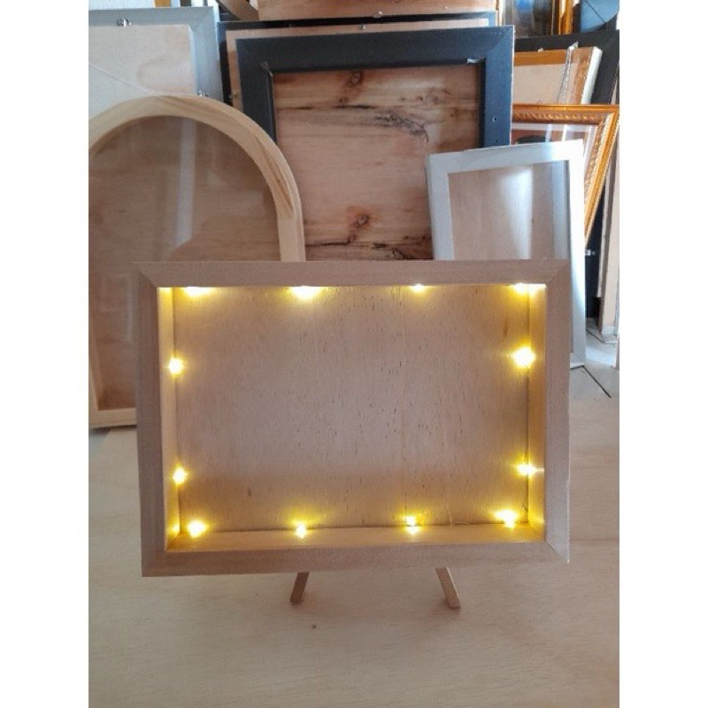 TAMBAHAN LAMPU LED UNTUK SCRAP FRAME 3D