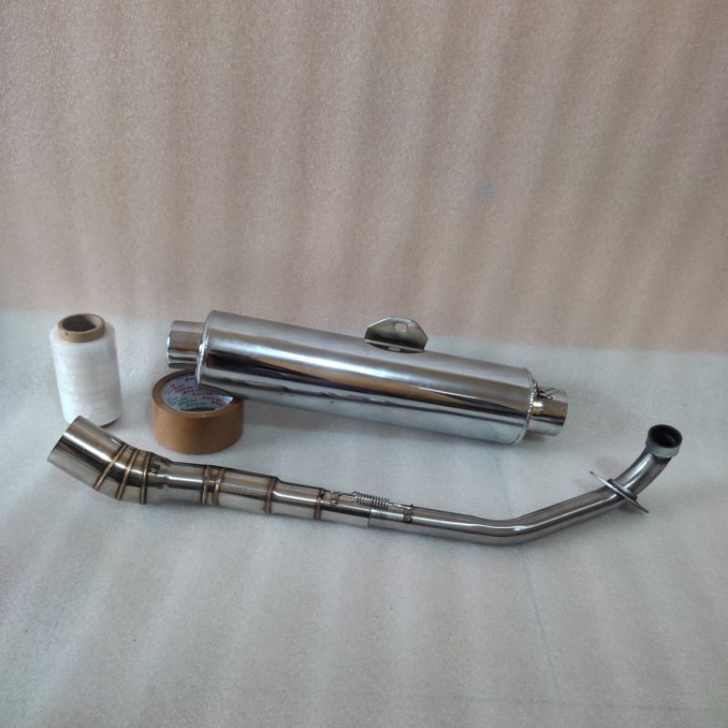 Knalpot Ckd standar/Bobok Bedelan Supra X125 - Jupiter z - Shogun - Revo lama/Abs - Vega R
