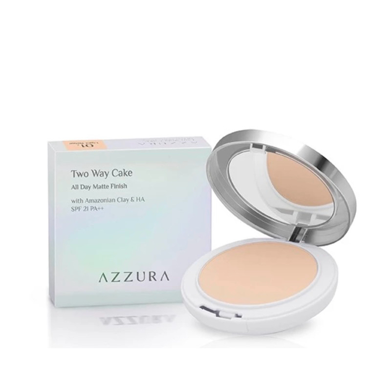 AZURA Two Way Cake bedak fondation spf 21